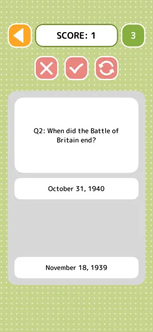 World War 2 Quiz - Game screenshot 4