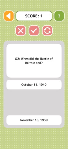 World War 2 Quiz - Game iPhone screenshot