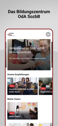 Bildungszentrum OdA SozbB screenshot