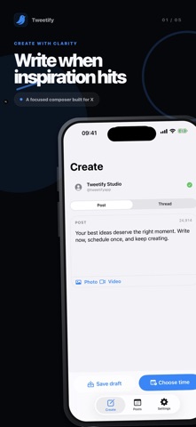 Tweetify: Post Scheduler Screenshot 1 of 5