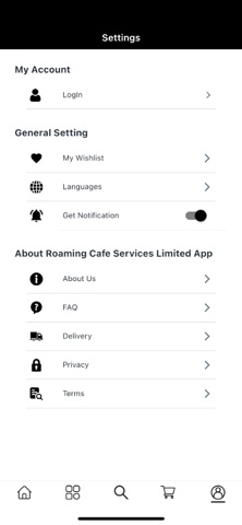 Roaming Cafe Services Limited screenshot