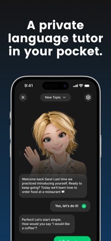Langotalk: AI Language Tutor Screenshot 1 of 6