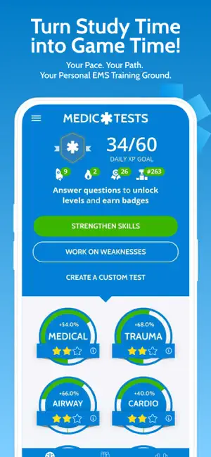 MedicTests 2026 EMS Education screenshot 1