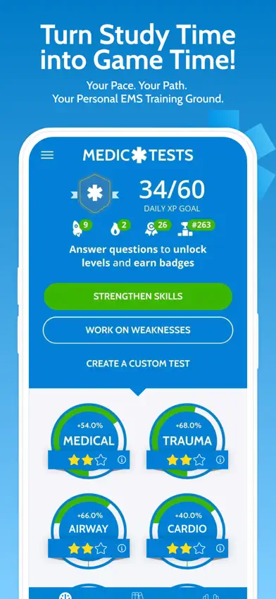 MedicTests 2026 EMS Education screenshot 1