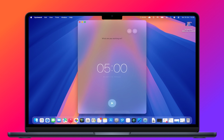 #2. Cyclework: Focus Timer & Block (macOS) Podle: Giuseppe Pignataro