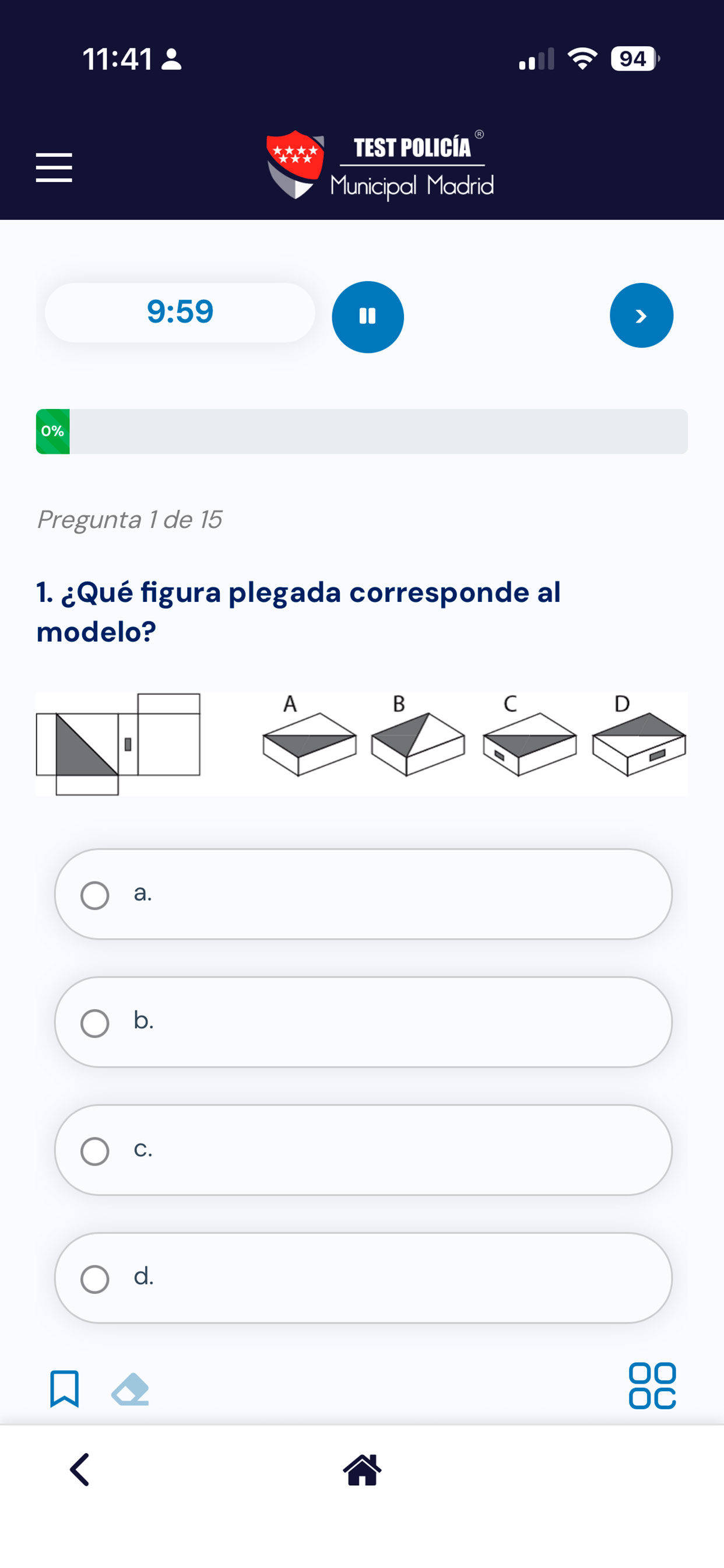 Test Policía Municipal Madrid