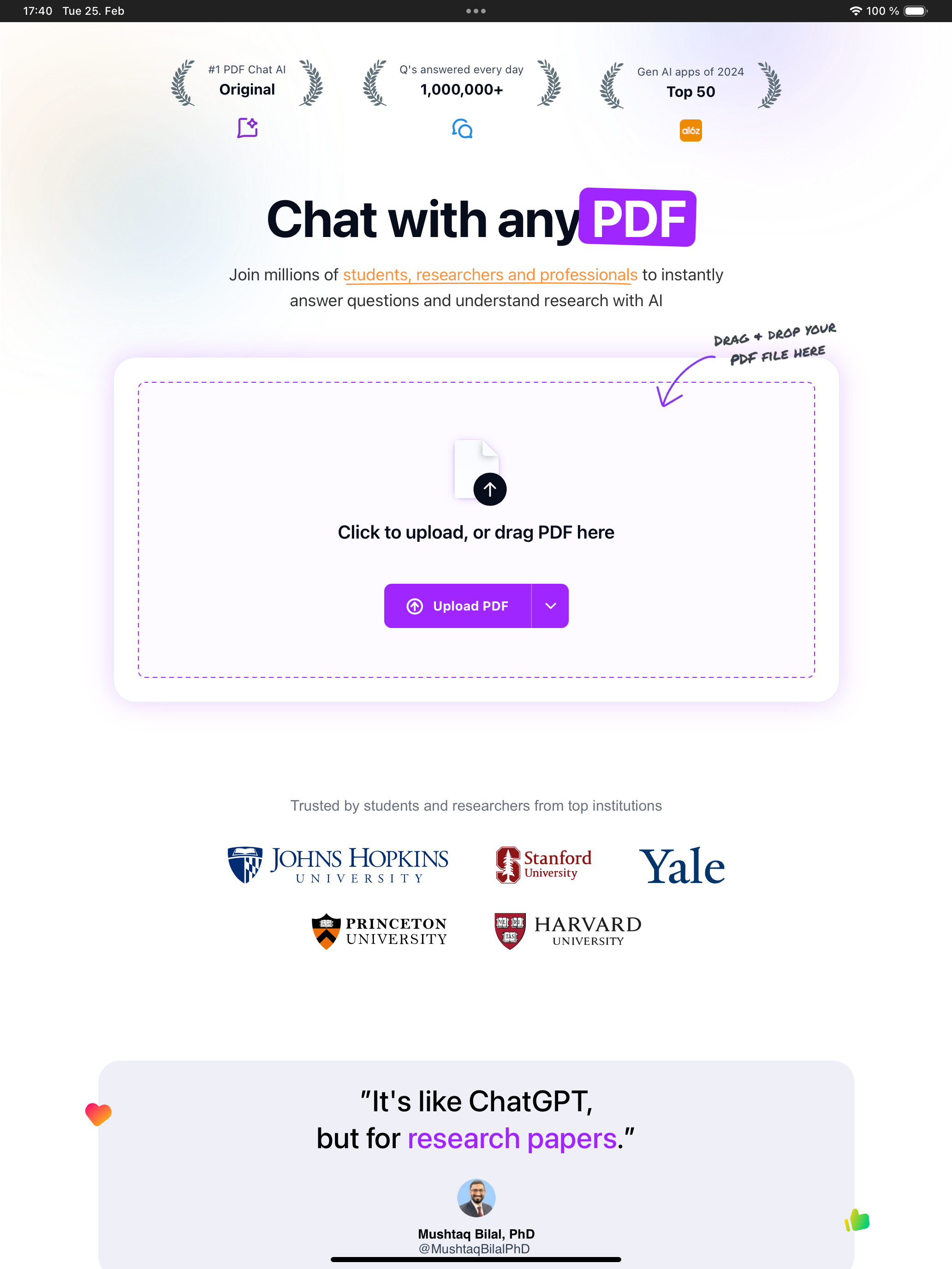 ChatPDF - Chat PDF AI screenshot 4