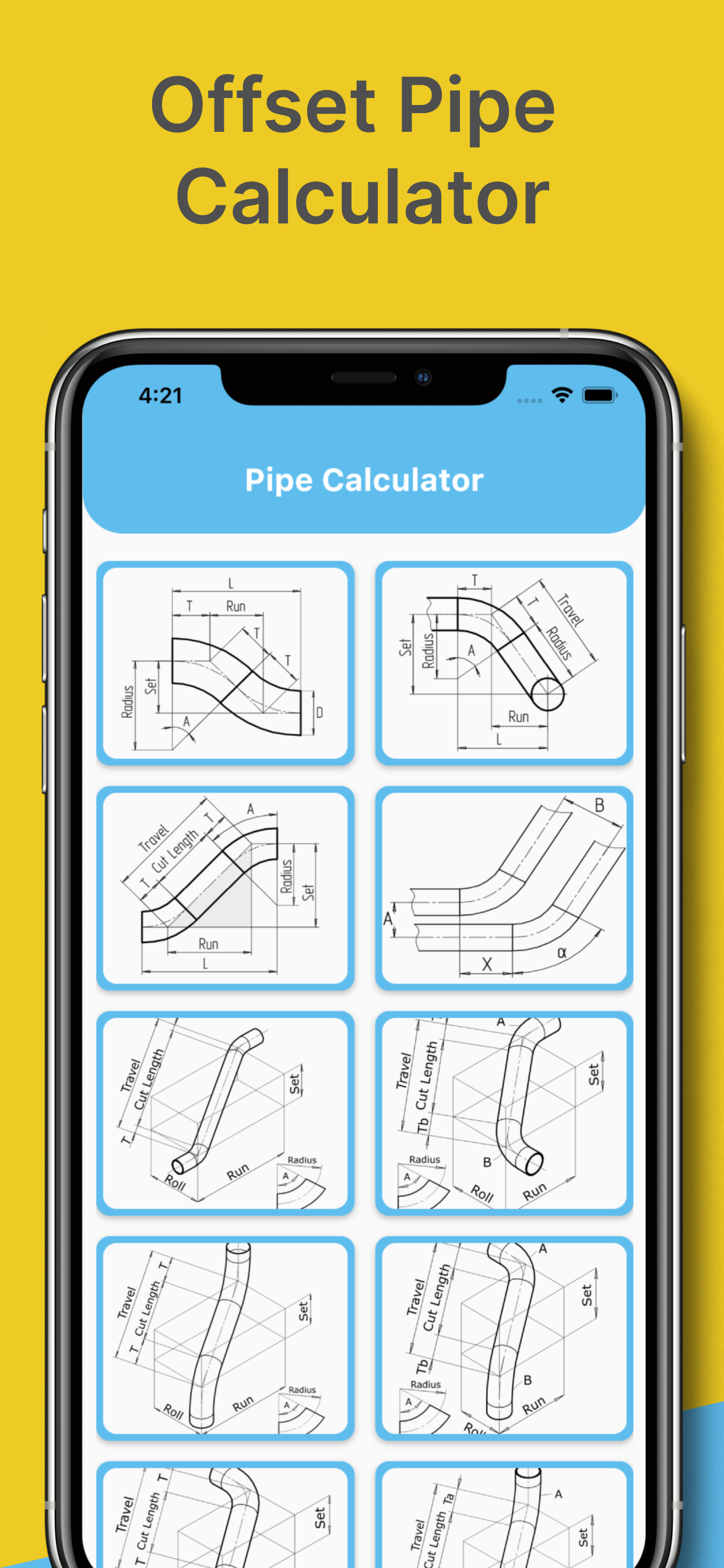 Offset Pipe Calculator