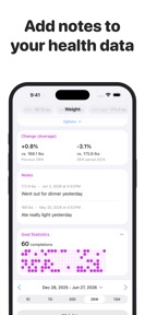 Health app dashboard: LifeUI screenshot