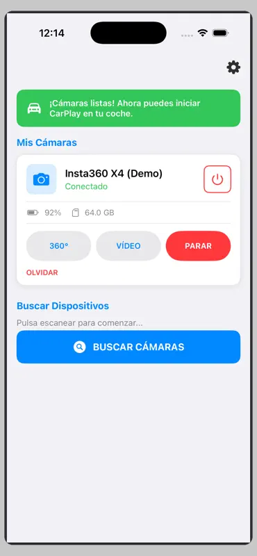Insta360 Remote pour CarPlay screenshot 3 of 3