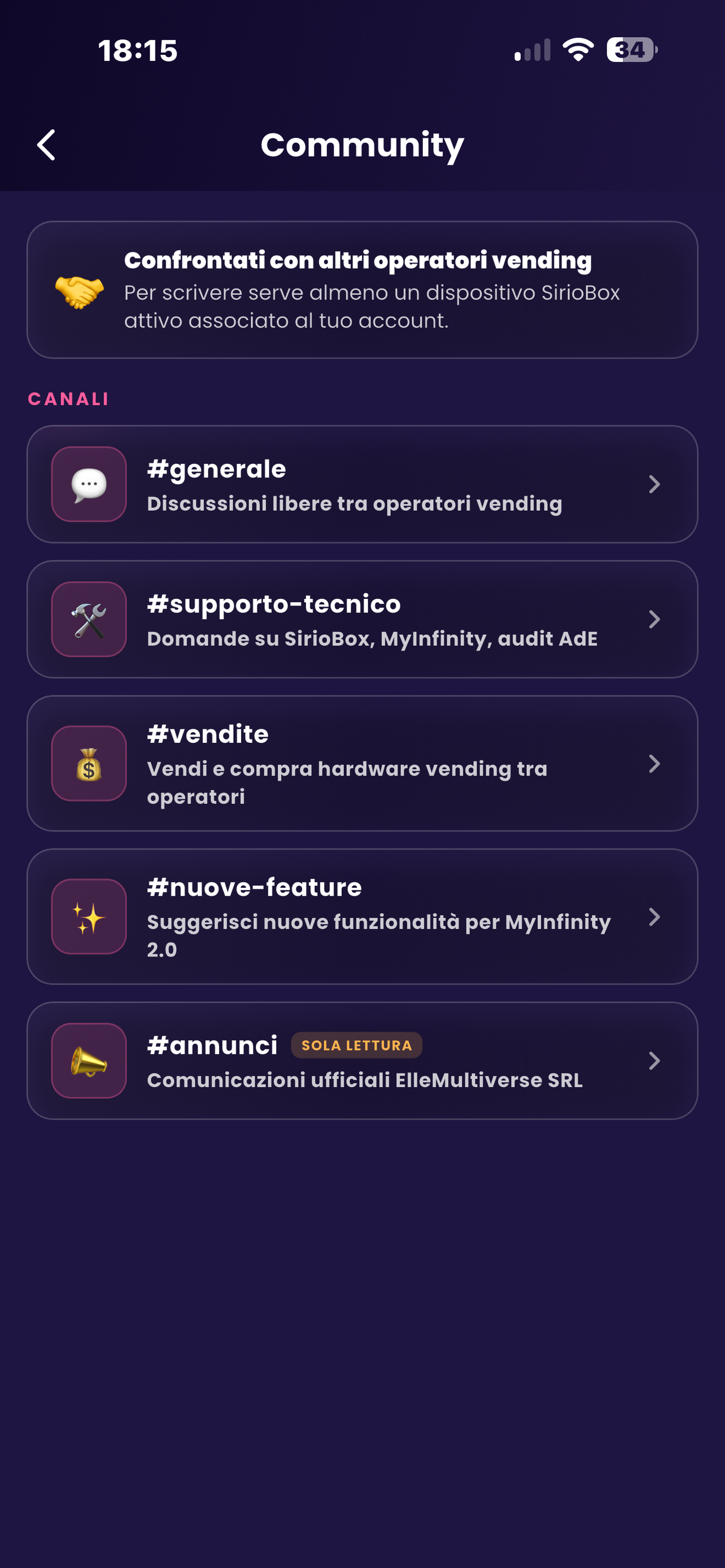 MyInfinity screenshot 8