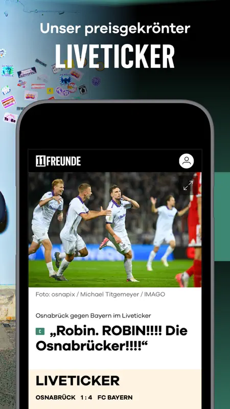 11FREUNDE - News & Liveticker screenshot 2 of 10