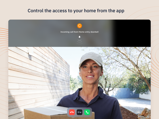 Home + Security iPad screenshot