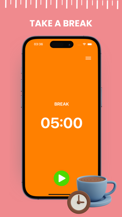 Screenshot 2 of Pomodoro Focus To Do Study App