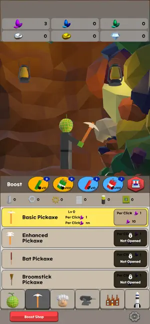 Mine&Launch: Melon's Spaceship screenshot 3