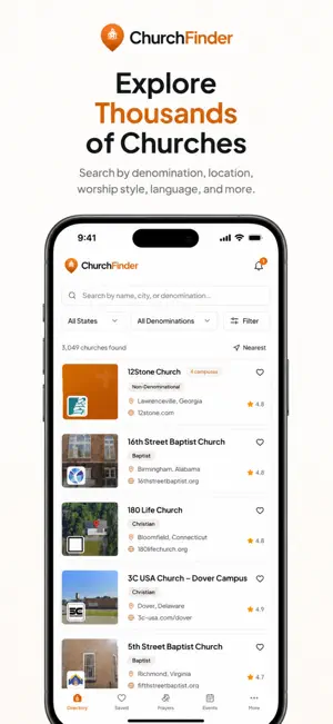 ChurchFinder: Find Your Church screenshot 3