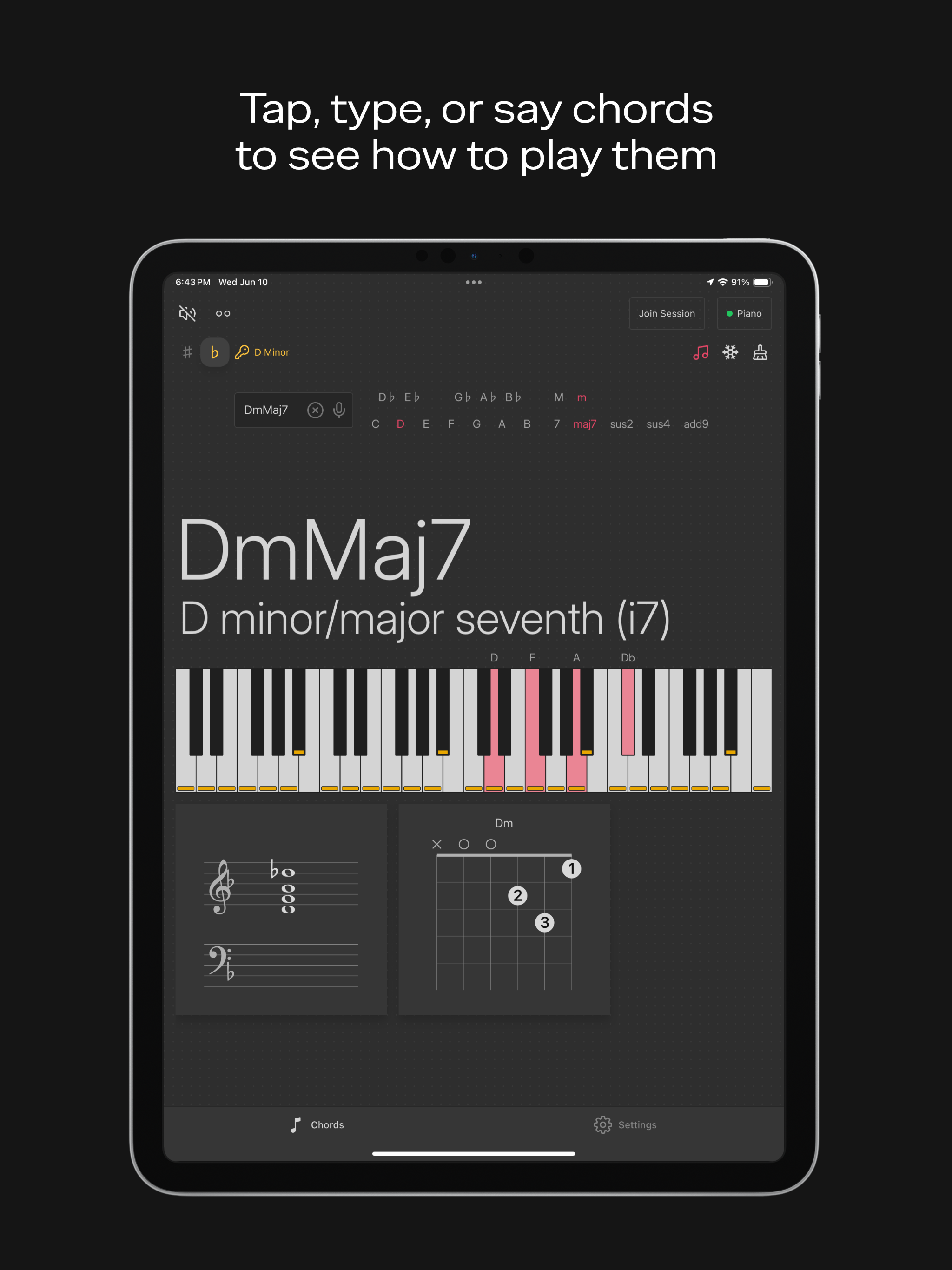 Reflection: Piano+MIDI Chords screenshot 7