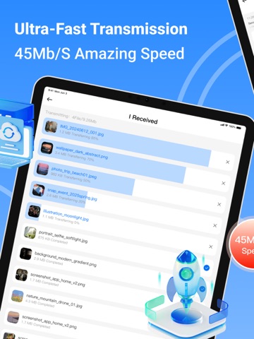 Share File：Smart Transfer Data iPad screenshot