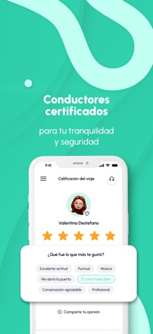 Ridery: Viajes seguros App Store preview screenshot 6