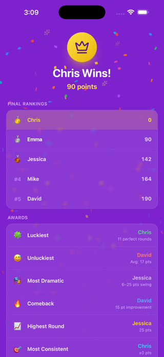 Score Keeper for Five Crowns Screenshot 4 of 5