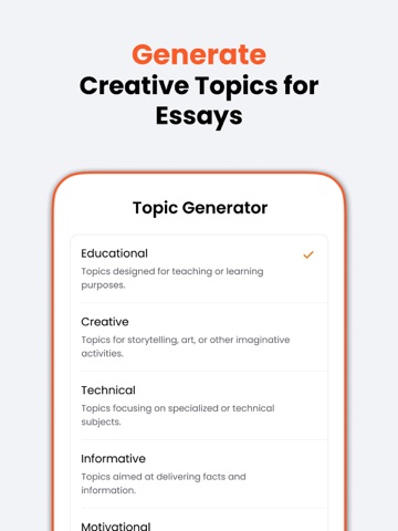 AI Essay Writer - ParaWriter iPad screenshot