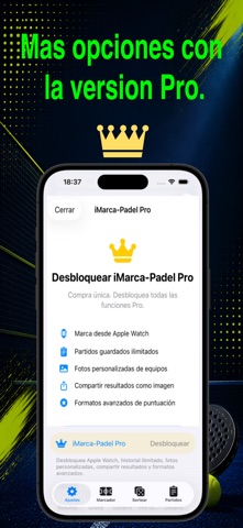 Marcador Padel screenshot