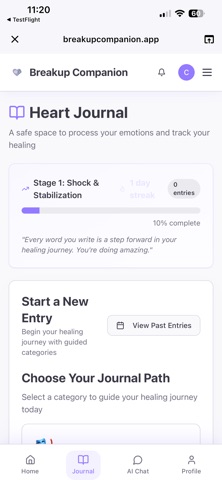 Breakup Companion Screenshot 3 of 4