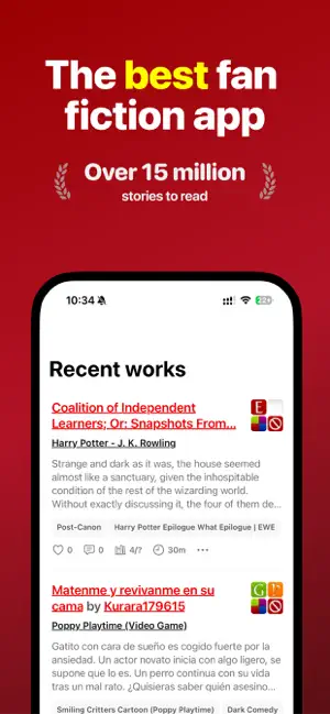 Archives Fanfic Reader screenshot 1