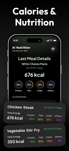 Food Calorie Counter, Tracker iPhone screenshot