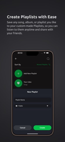Musicmania - AI Music Player iPhone screenshot