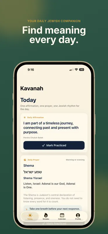 Kavanah: Jewish Companion screenshot 1 of 6