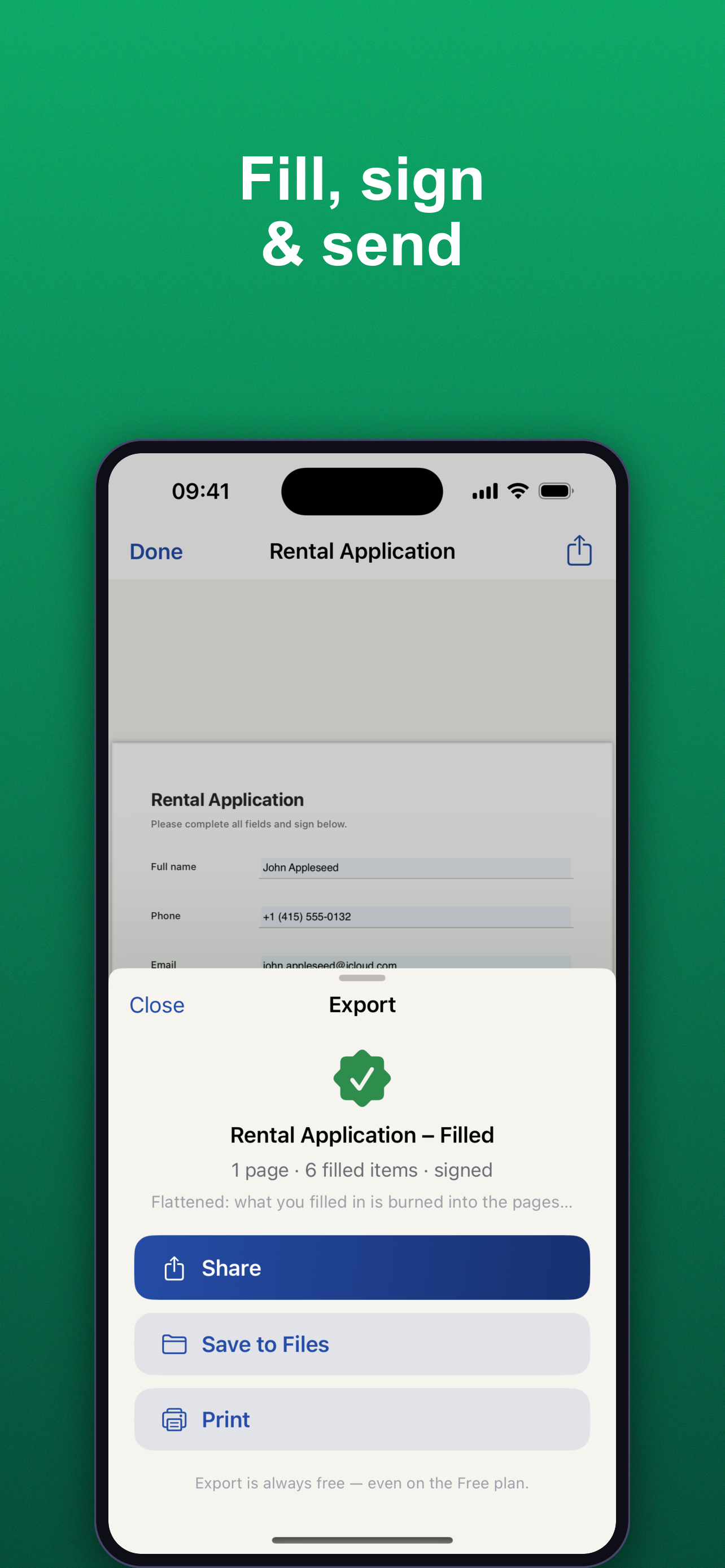 FormFill: PDF Filler & Editor screenshot 3