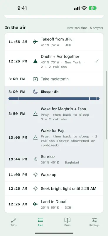 FlySalah: Flight Prayer Times screenshot 2 of 6