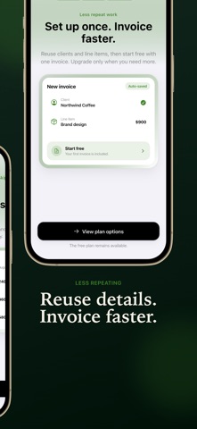 Invoice Maker - MapleFlow iPhone screenshot
