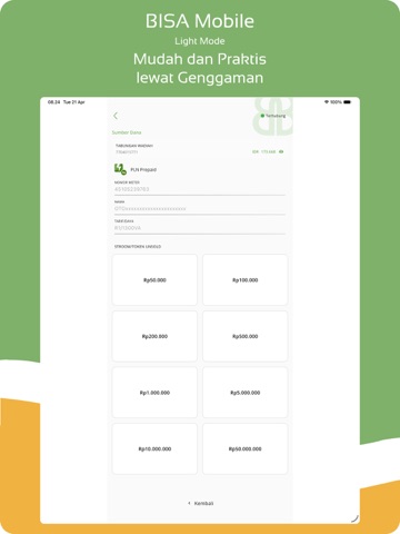 BISA Mobile iPad screenshot