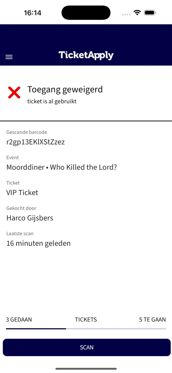 Screenshot #2 pour Ticketapply toegangsbeheer