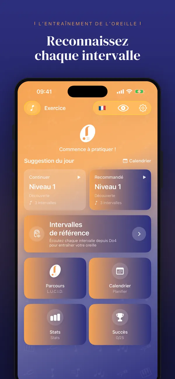 Screenshot #1 pour Note Precision: Intervalles