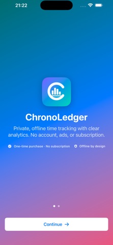 Time Tracker: ChronoLedger Screenshot 1 of 10