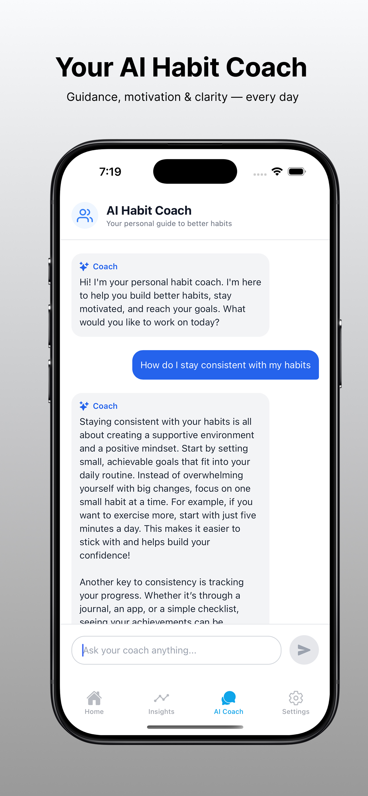 Habitualize – AI Habit Coach screenshot 4