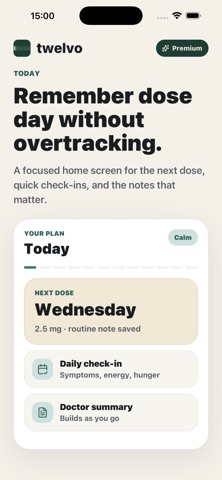 Twelvo GLP-1 Tracker screenshot