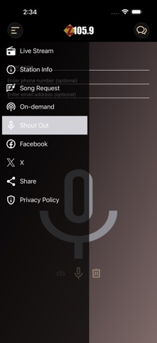 Z105.9 KFXZ-FM screenshot