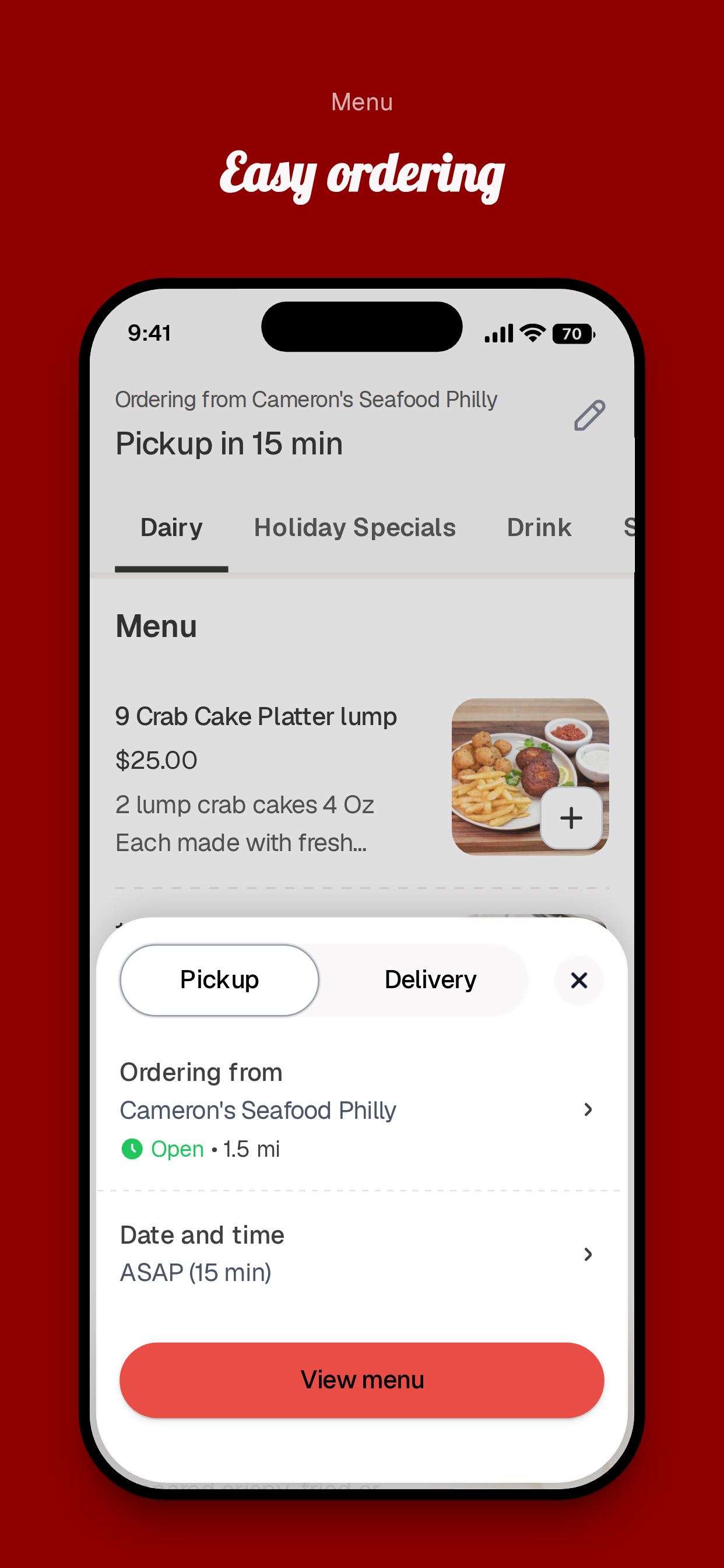 Cameron's Seafood Philly screenshot 3