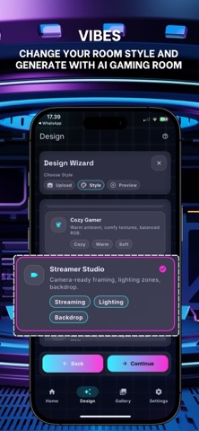AI Gaming Room Makeover screenshot