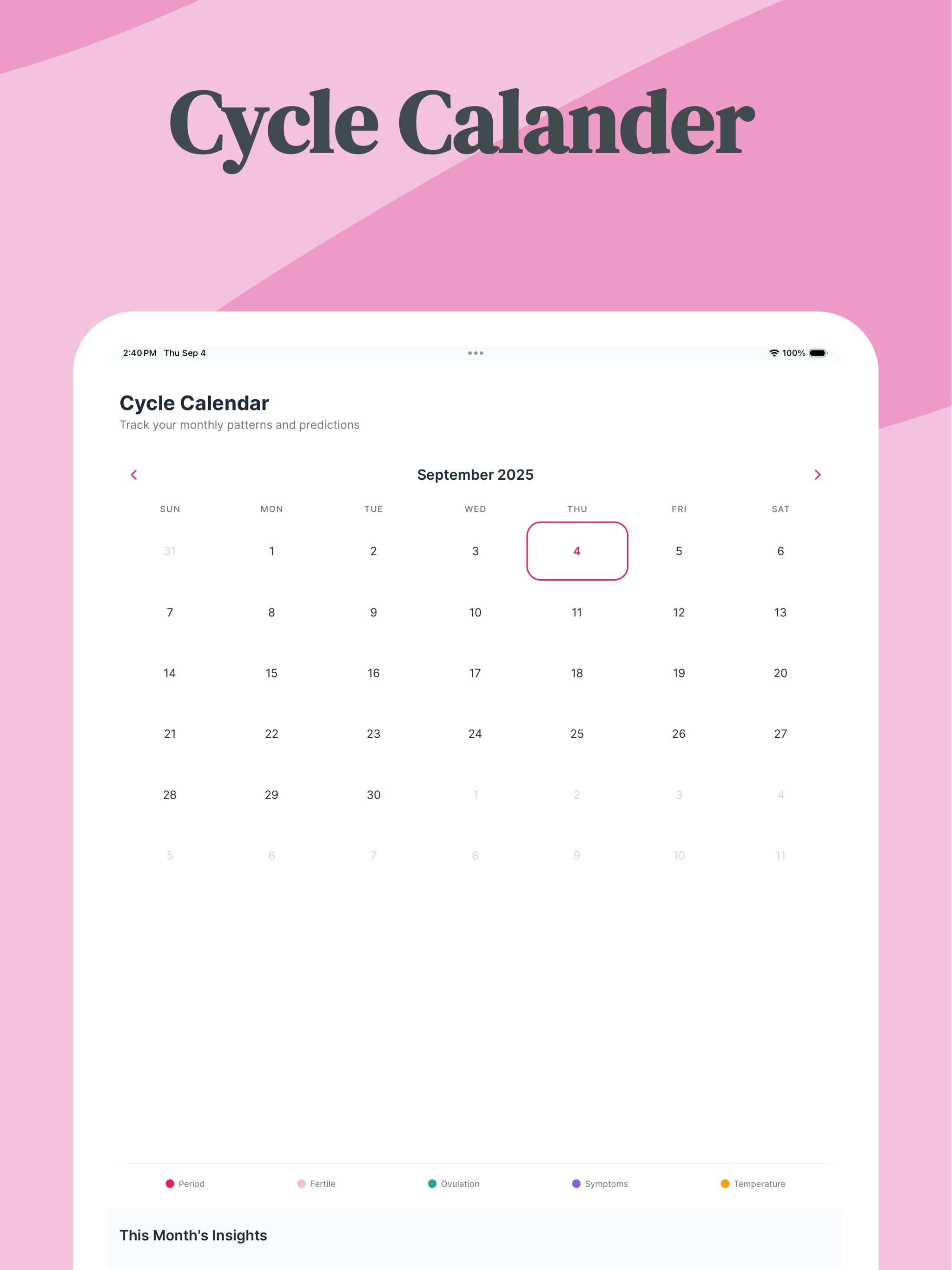 CycleBloom – Period Tracker screenshot 13