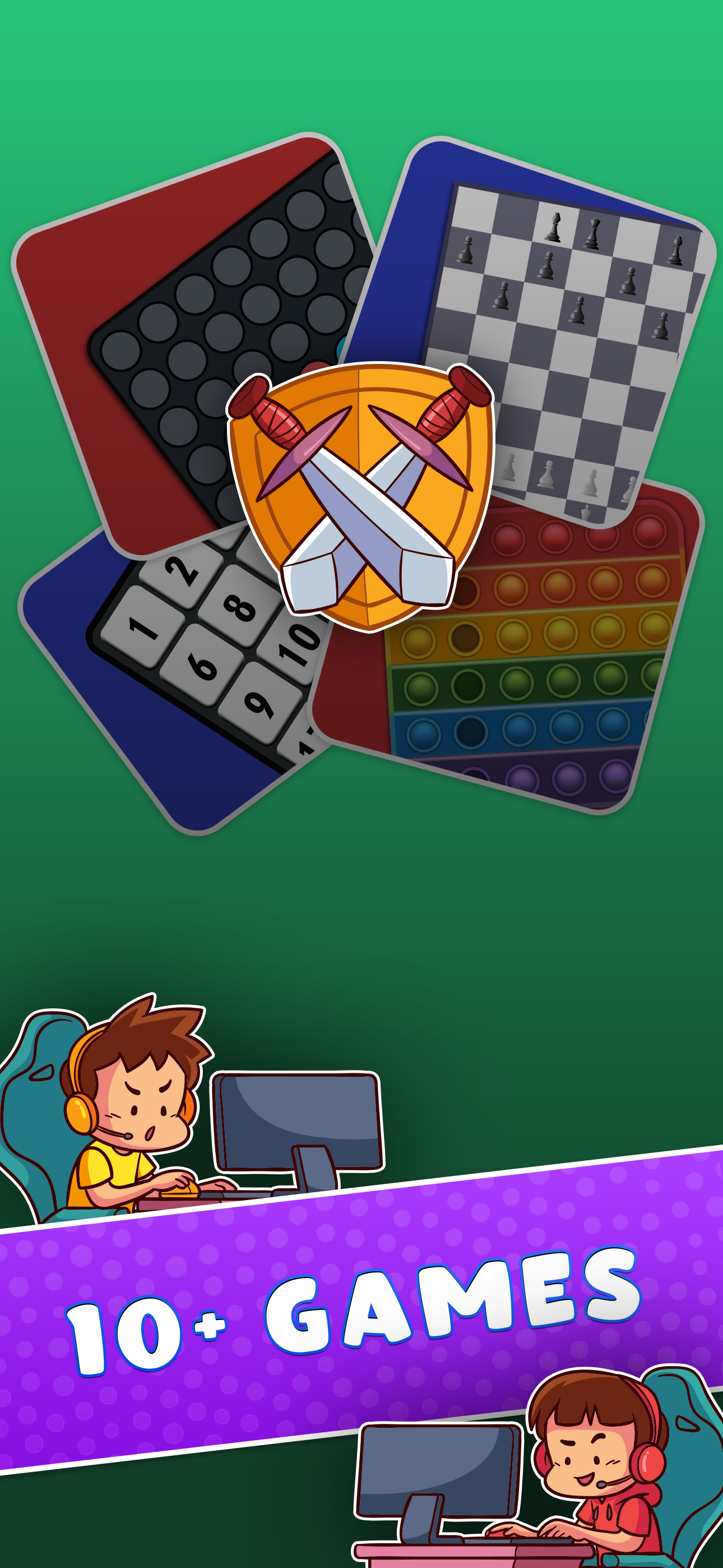 2 Player games: 1v1 Challenge screenshot 5