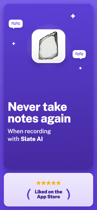 Slate - AI Note Taker Screenshot 1 of 9