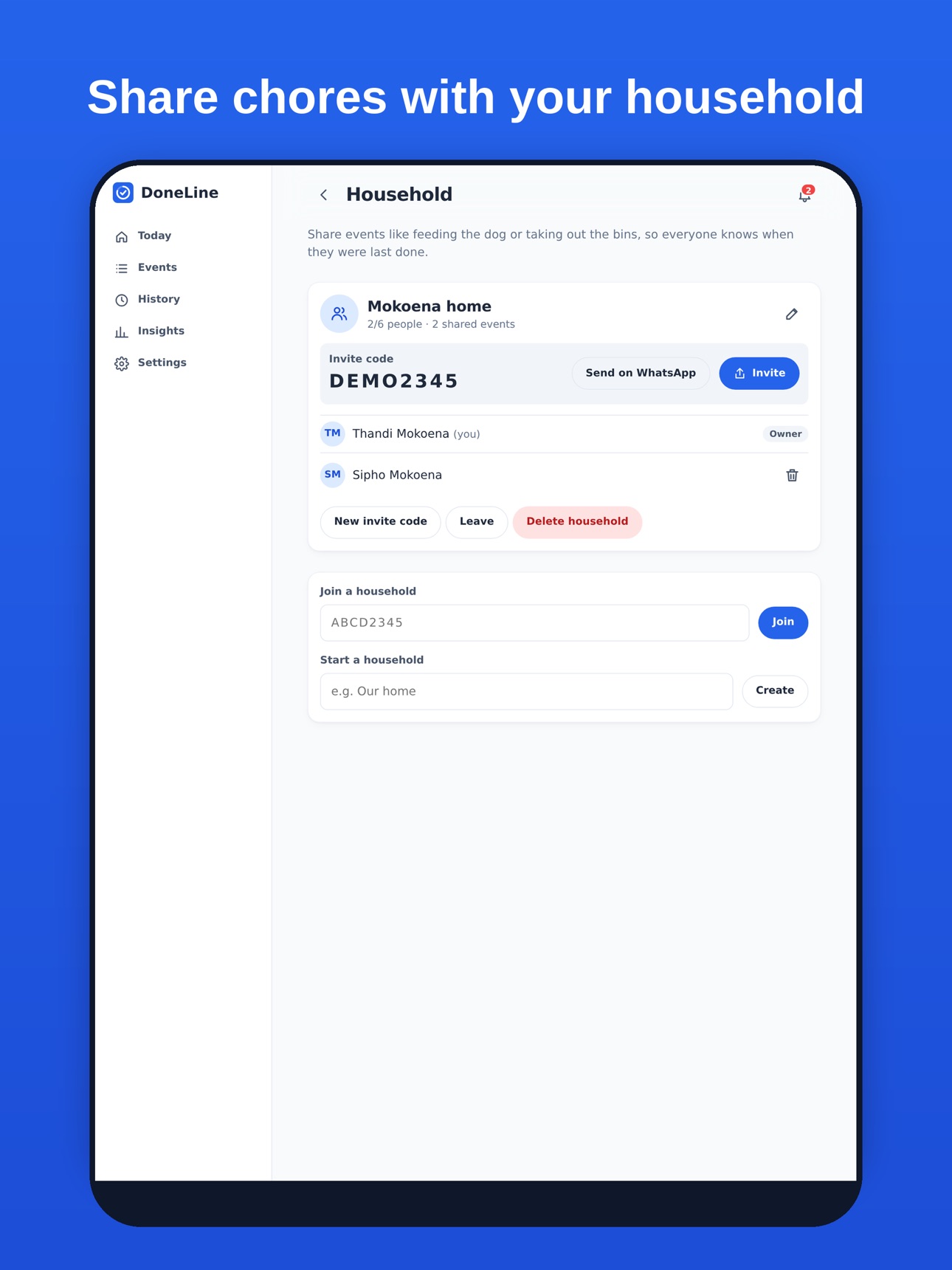 Screenshot 8 of DoneLine: Home & Life Tracker