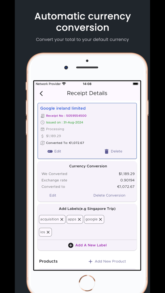 #3. Scan receipts & Track expenses (iOS) 由: TUNU ANALYTICS LIMITED