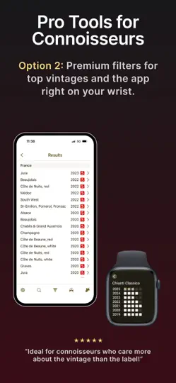 Скриншот Вино: Винтажи и Рейтинги на iPhone 5
