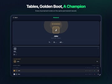 FutBoxd: Football Match Log iPad screenshot